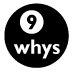Rysunek ukazujący kulę bilardową oznaczoną numerem dziewięć oraz słowem "dlaczego"